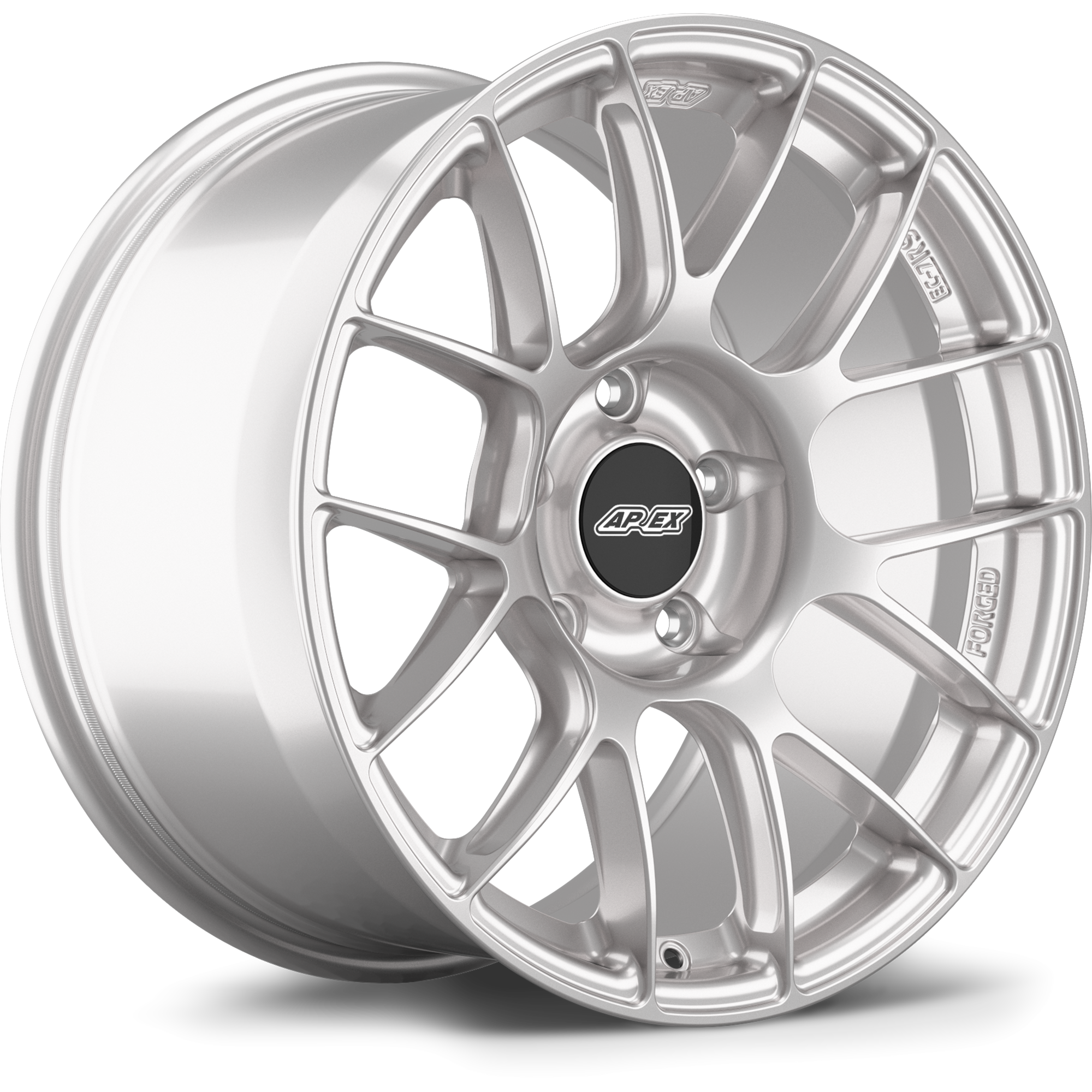 Apex EC-7RS Forged Alloy Wheel 18x10.5 ET44 5x130 Race Silver 71.6mm CB
