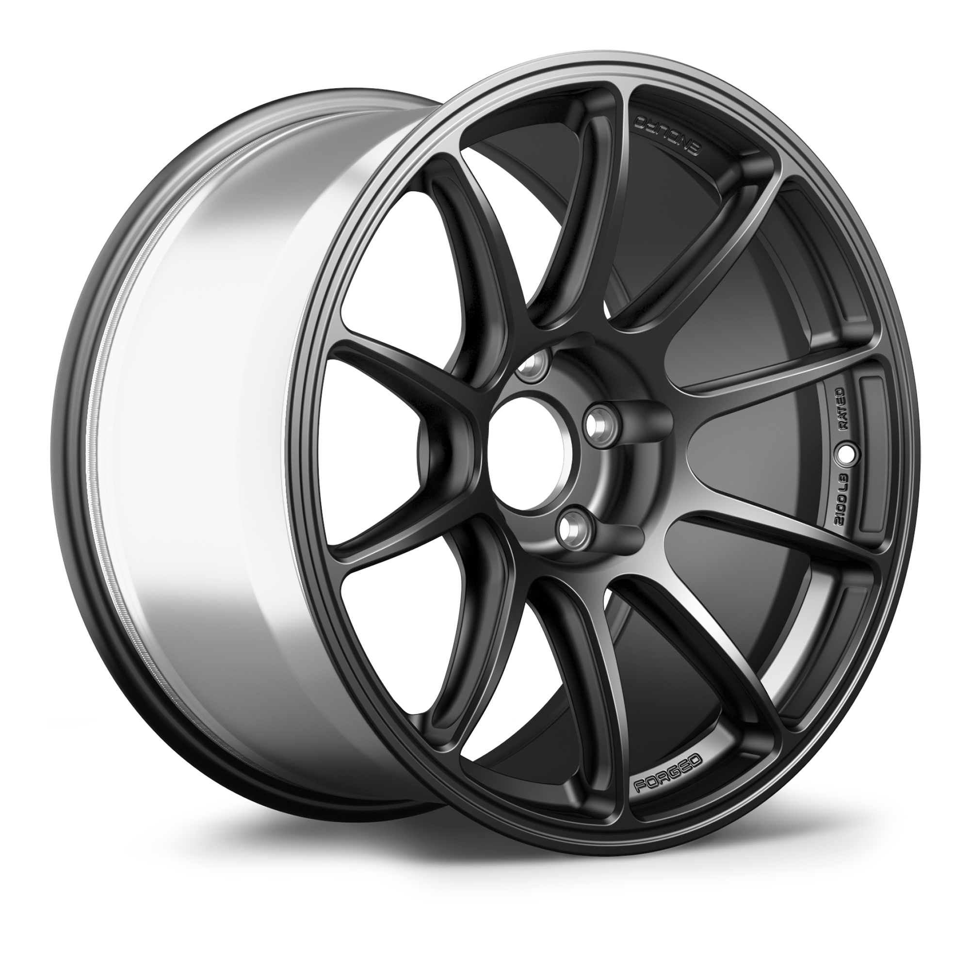 Apex SM-10RE Forged Alloy Wheel 18x11 ET44 5x120 Satin Black 72.56mm CB