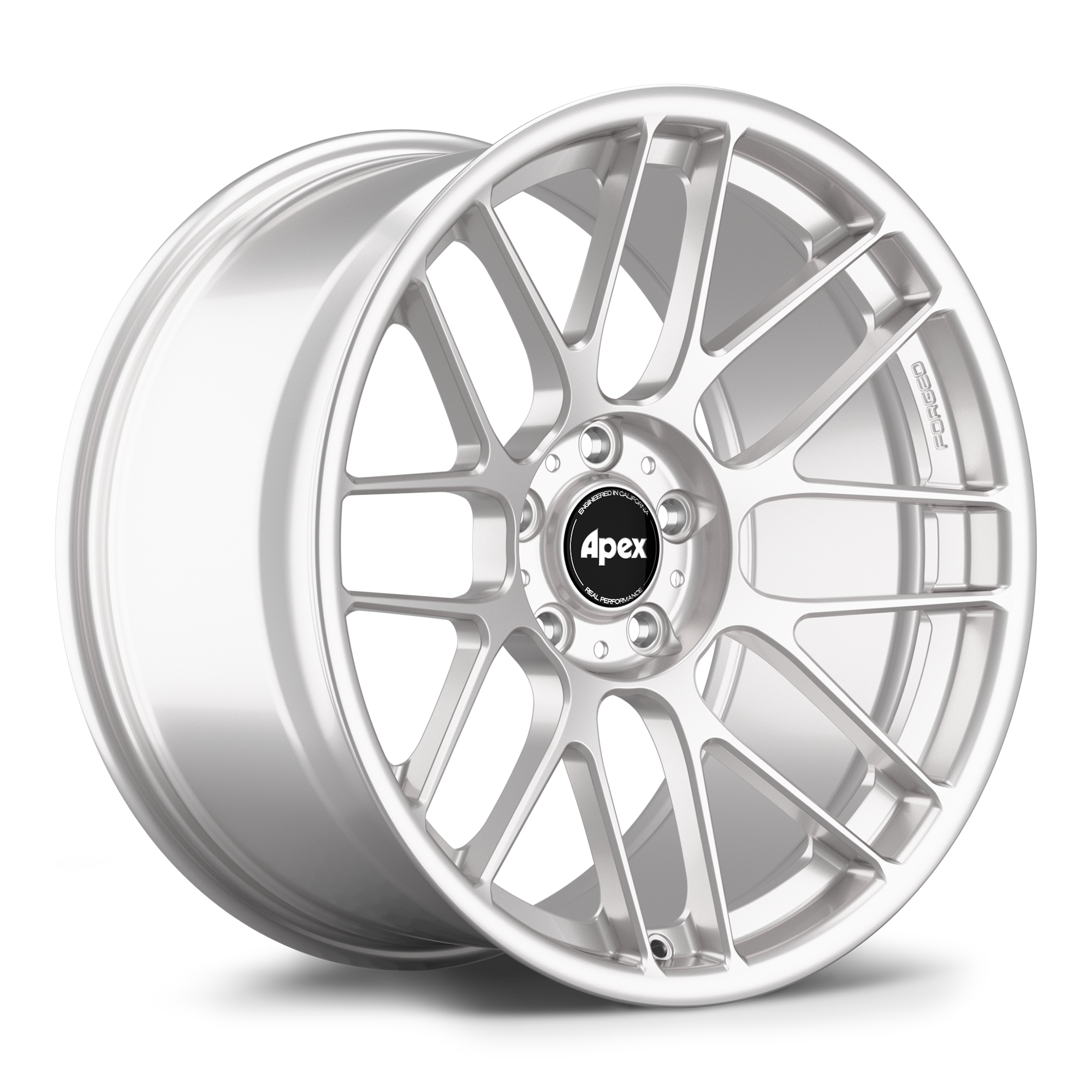 Apex ARC-8RT Forged Alloy Wheel 19x9 ET30 5x120 Race Silver 72.56mm CB