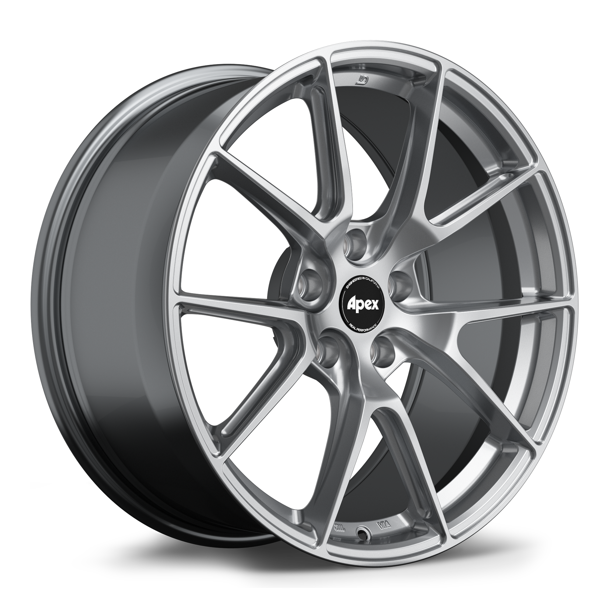 Apex VS-5 Alloy Wheel 19x9 ET42 5x112 Hyper Black 57.1mm CB