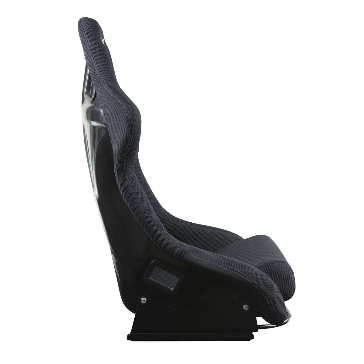 RRS Racing Bucket Seat With Slider Black Non-FIA