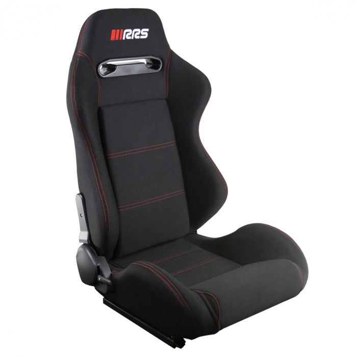 RRS Reclining Bucket Seat Black With Slider Non-FIA