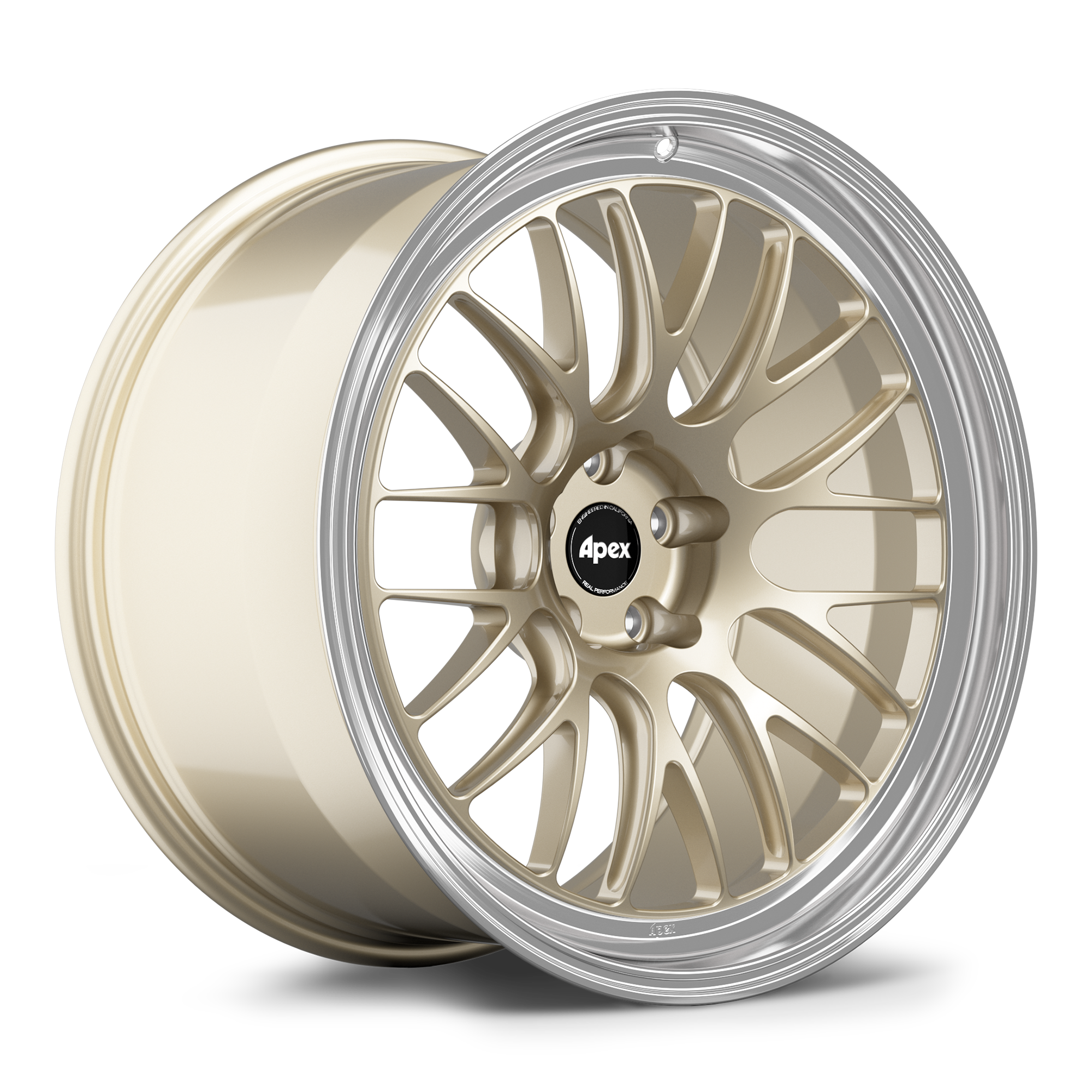 Apex ML-10RT Forged Alloy Wheel 20x11 ET18 5x112 Gloss Motorsport Gold - Machined Lip 66.6mm CB