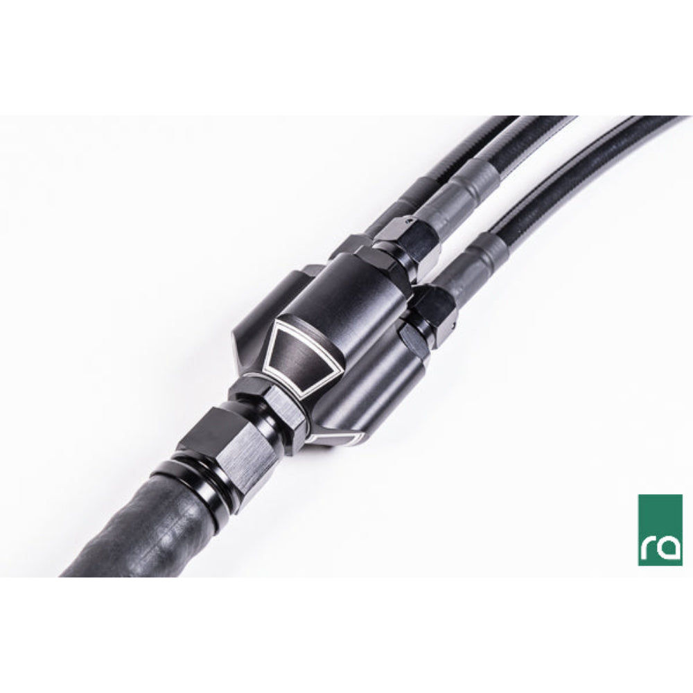 Radium Engineering 3 Into 1 Distribution Block With Fittings