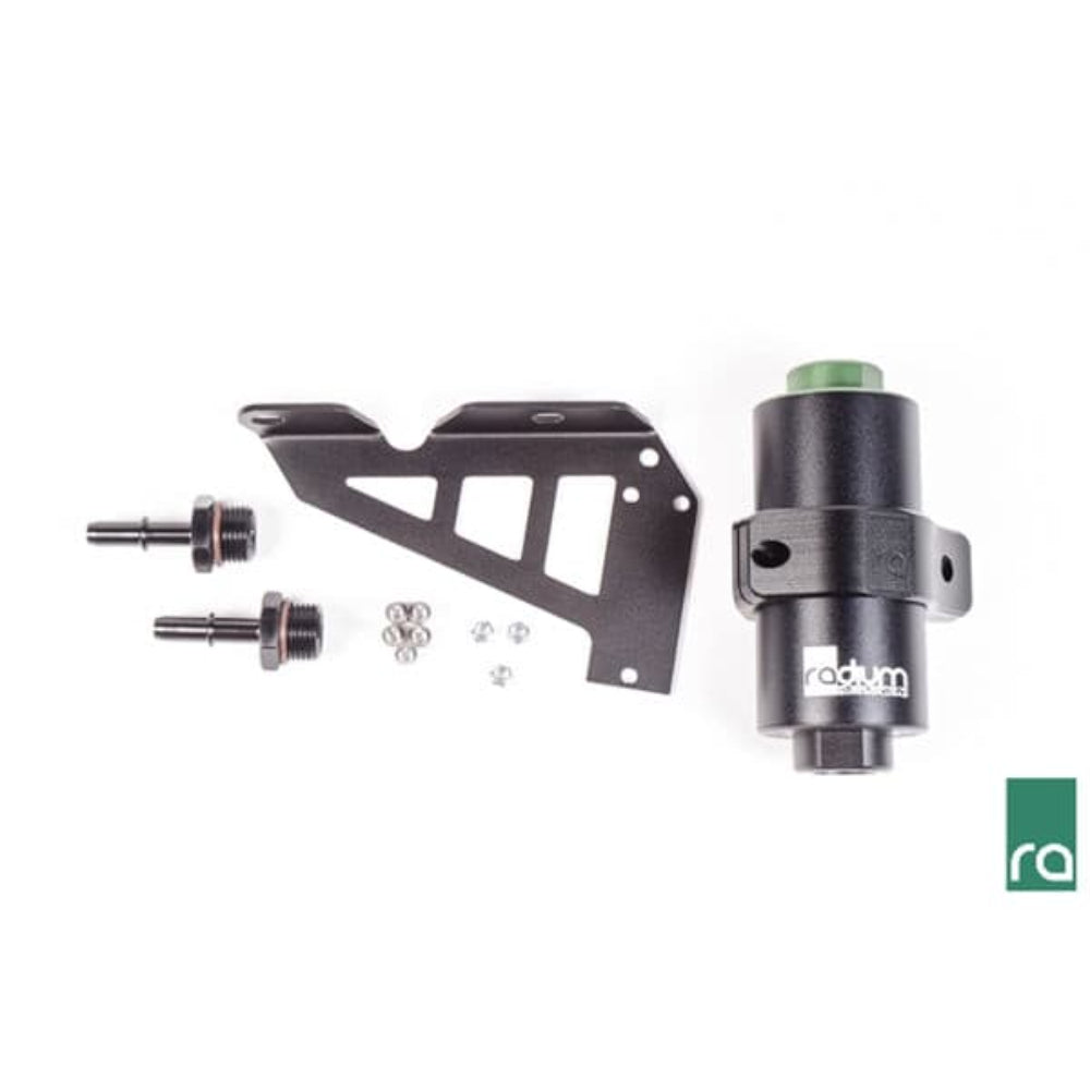 Radium Engineering Fuel Filter Kit With 10 Micron Stainless Filter Ford Focus RS 16+