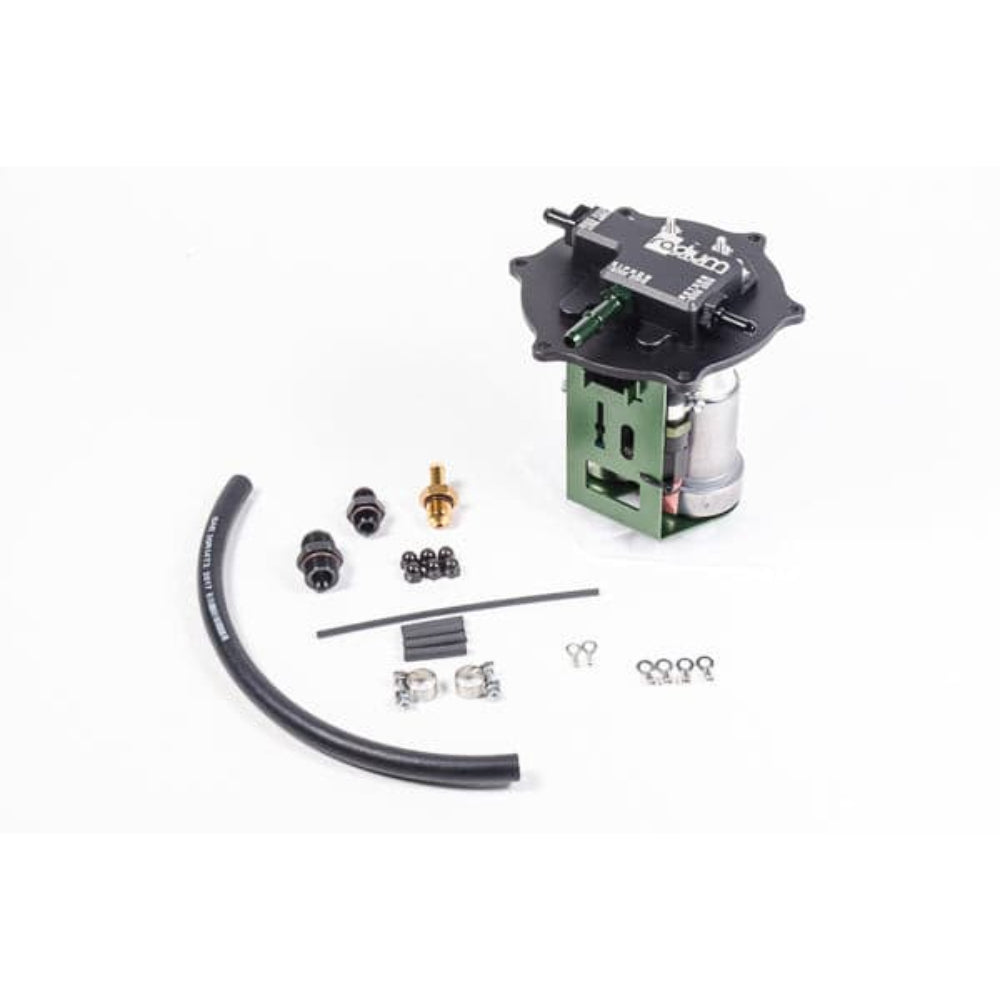 Radium Engineering Fuel Hanger Fits AEM 50-1220 / DW440 Mitsubishi Evo 7-9 - Pumps Not Included