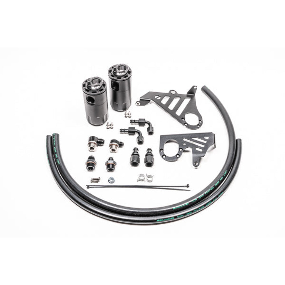 Radium Engineering Dual Catch Can Kit Fluid Lock Focus ST 15-18