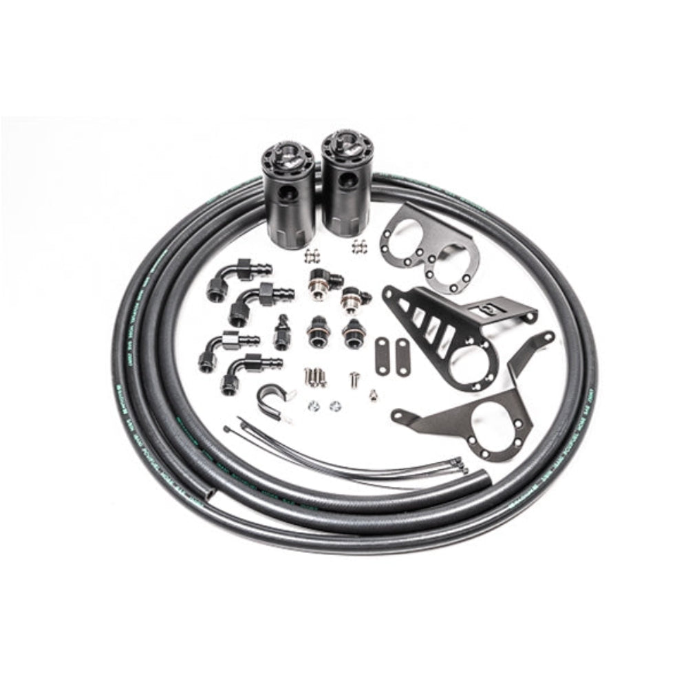 Radium Engineering Dual Catch Can Kit Fluid Lock Toyota Supra MK4 94-02