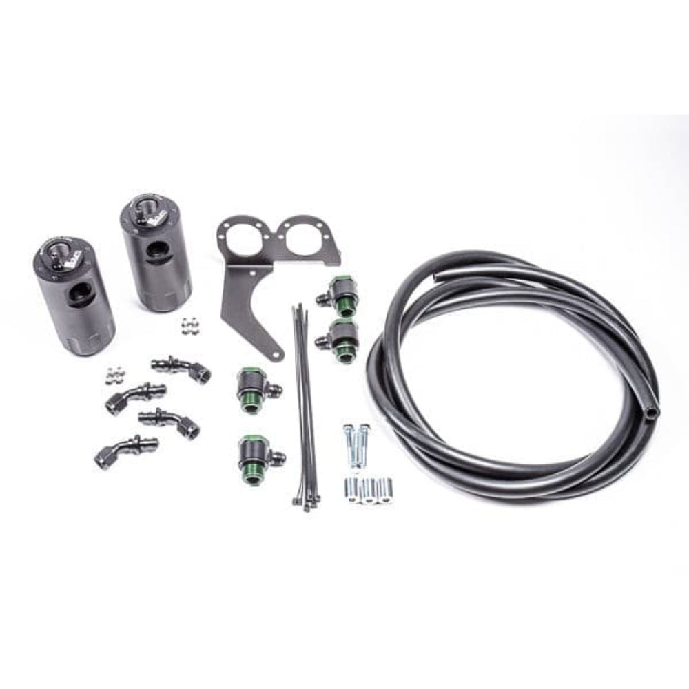 Radium Engineering Dual Catch Can Kit CCV Fluid Lock Nissan R35 GT-R