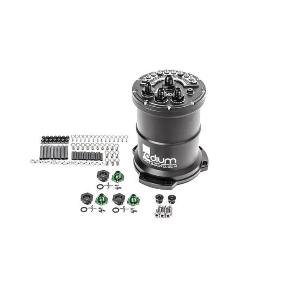 Radium Engineering Multi-Pump Fuel Surge Tank Fits Bosch BR540 / Deatschwerks DW400 - Pumps Not Included