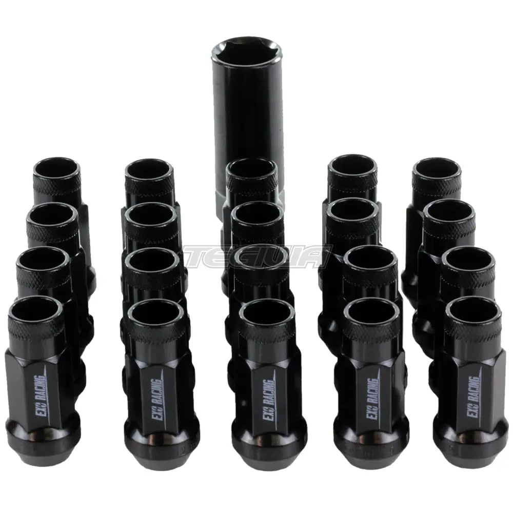 20 x Exoracing Wheel Nuts Forged Steel/Aluminium Forged Steel / Black / M12x1.25 Wheel Nuts & Studs