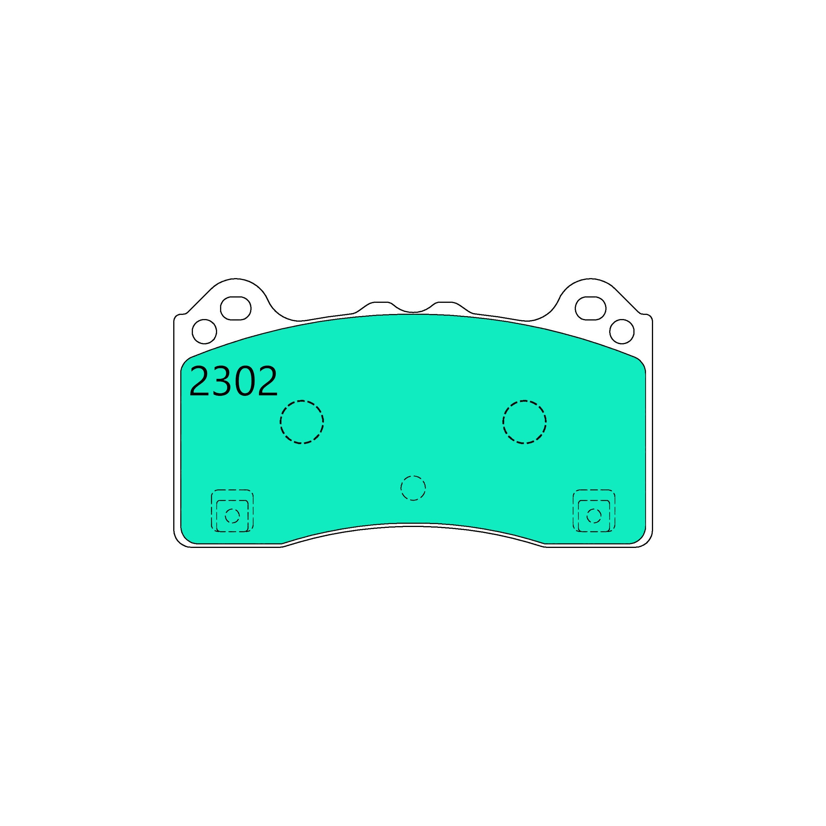 PBS ProRace Brake Pads 2302PR - Front