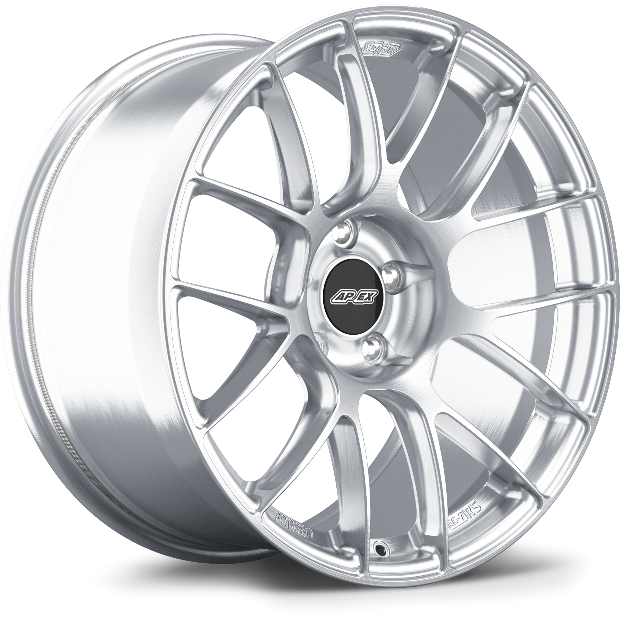Apex EC-7RS Forged Alloy Wheel 19x11 ET44 5x120 Brushed Clear 72.56mm CB