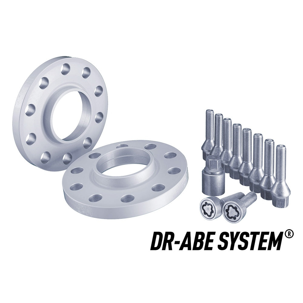 H&R TRAK+ Wheel Spacers Pair 13mm Silver 5x120 72.5mm CB