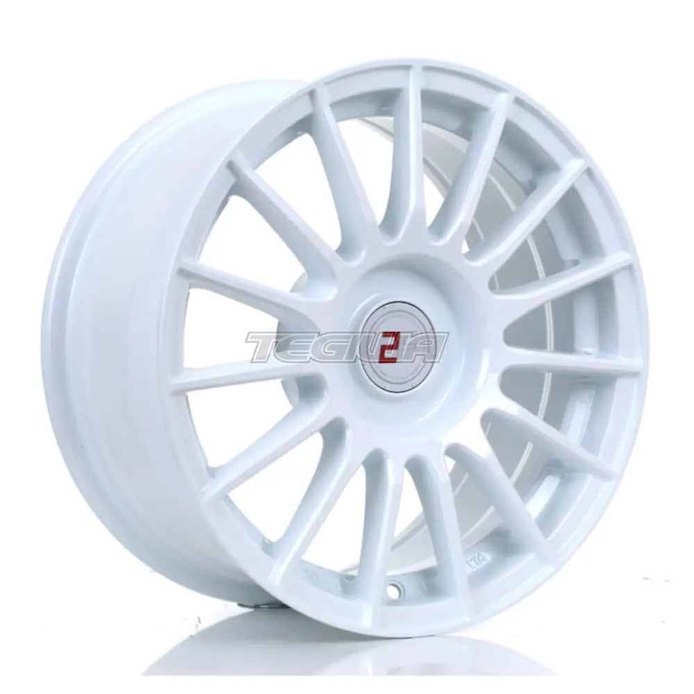 2Forge ZF1 Alloy Wheel 15x6 4x100 ET15 TO 40 72.5mm CB White Alloy Wheels