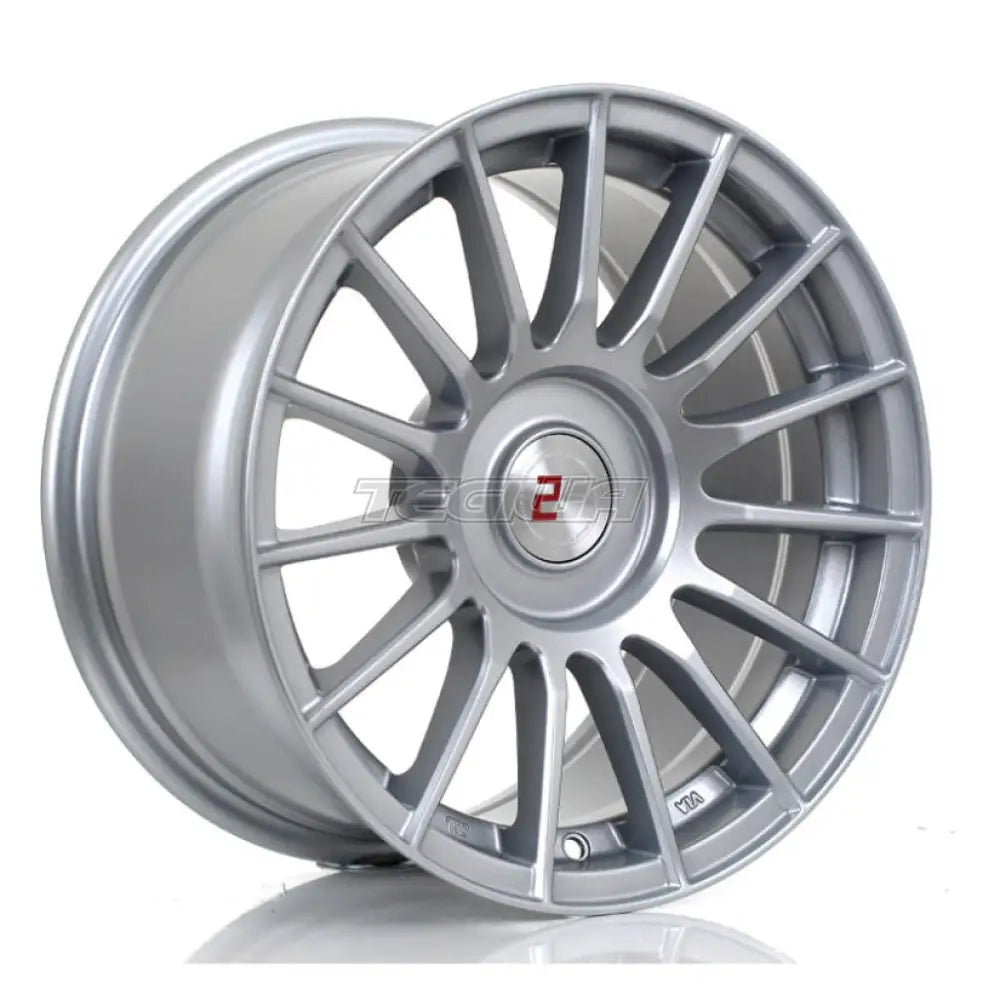 2Forge ZF1 Alloy Wheel 15x6 4x100 ET15 TO 50 72.5mm CB Silver Alloy Wheels