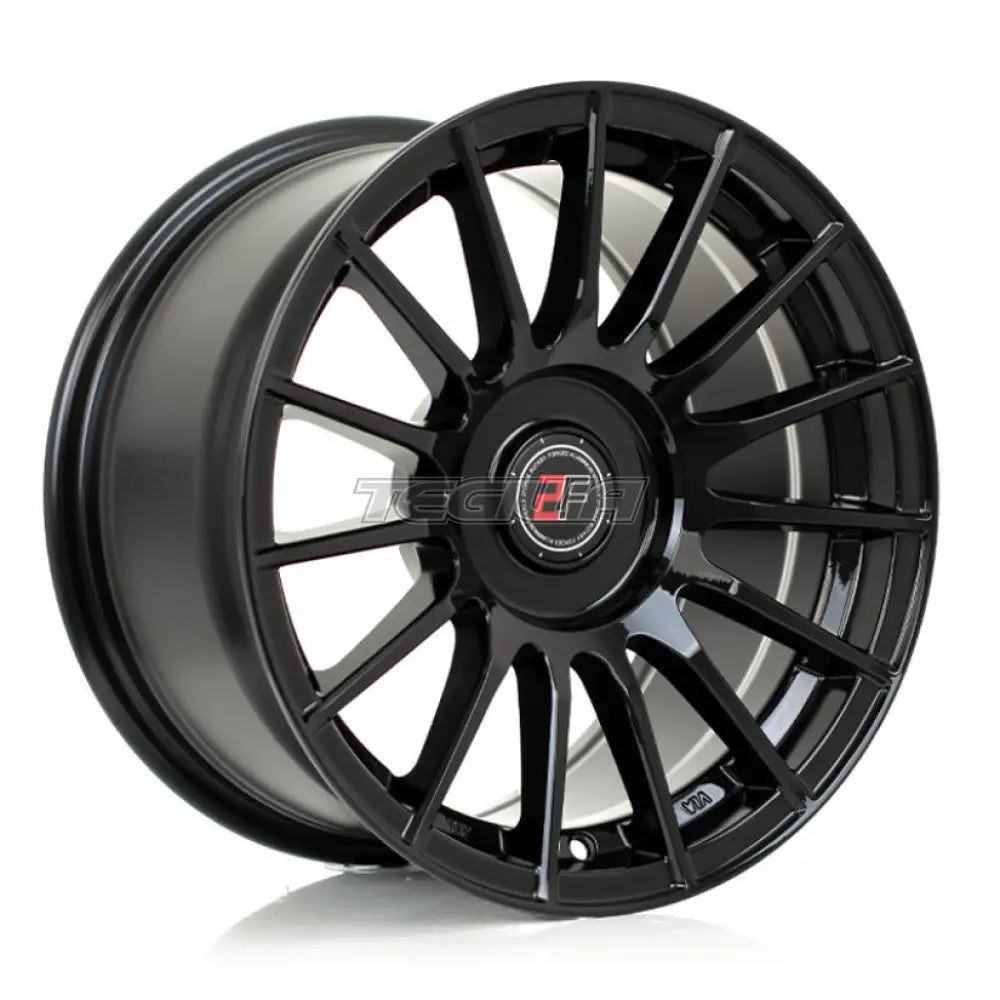 2Forge ZF1 Alloy Wheel 15x6 4x98 ET15 TO 40 72.5mm CB Gloss Black Alloy Wheels