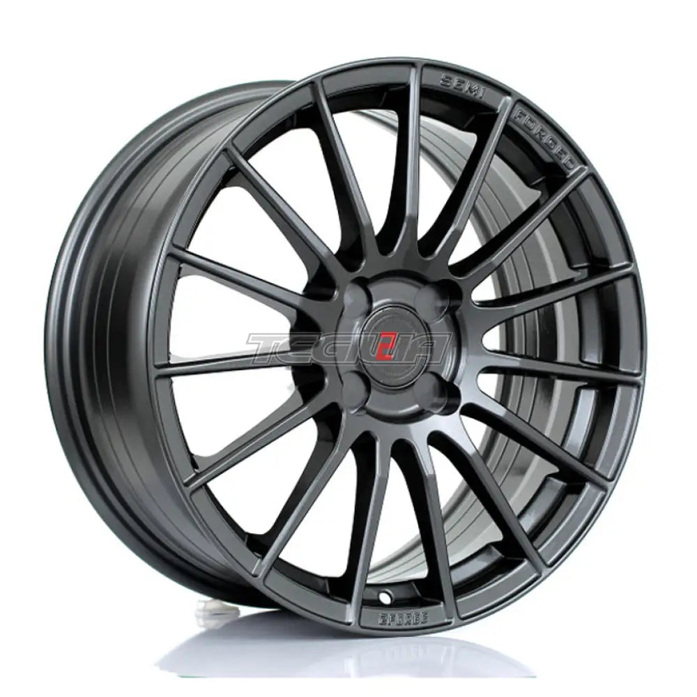 2Forge ZF1 Alloy Wheel 17x7.5 4x100 ET10 TO 51 72.6mm CB Gloss Gunmetal Alloy Wheels