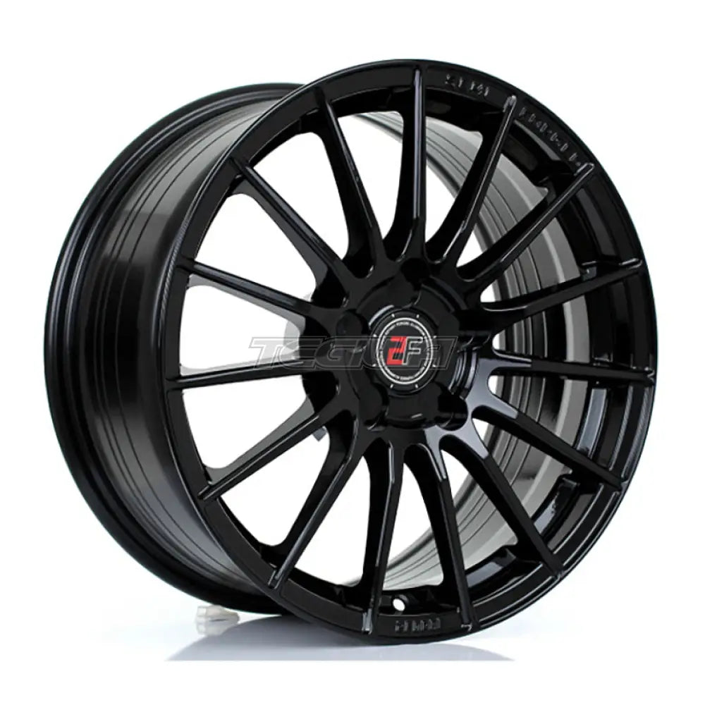 2Forge ZF1 Alloy Wheel 17x7.5 5x112 ET10 TO 51 72.6mm CB Gloss Black Alloy Wheels