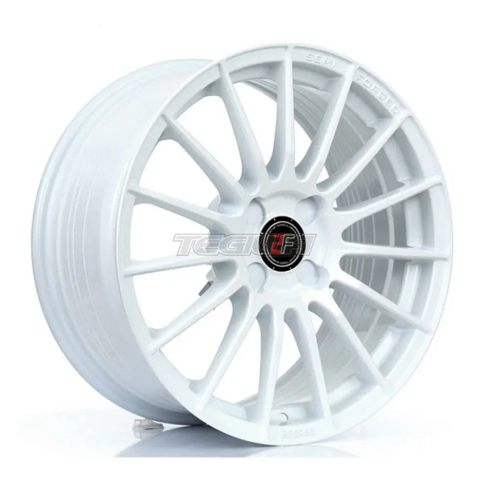 2Forge ZF1 Alloy Wheel 17x8 4x108 ET10 TO 58 72.6mm CB White Alloy Wheels