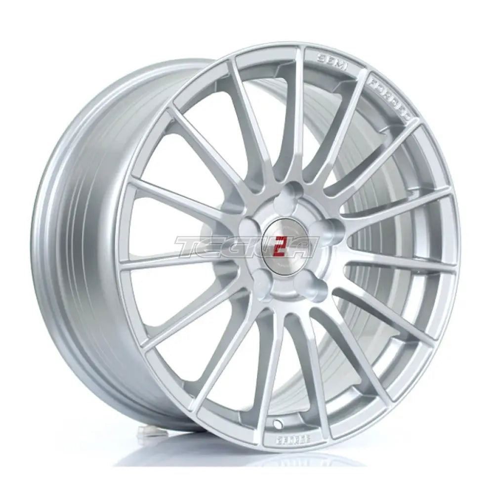 2Forge ZF1 Alloy Wheel 17x8 ET10 TO 58 5x114 Silver 72.6mm CB Alloy Wheels