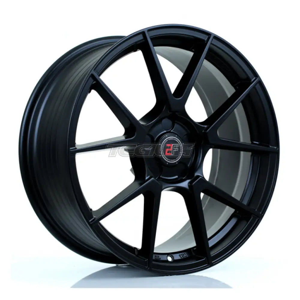 2Forge ZF6 Alloy Wheel 19x8.5 5x110 ET15 TO 45 72.6mm CB Matt Black Alloy Wheels