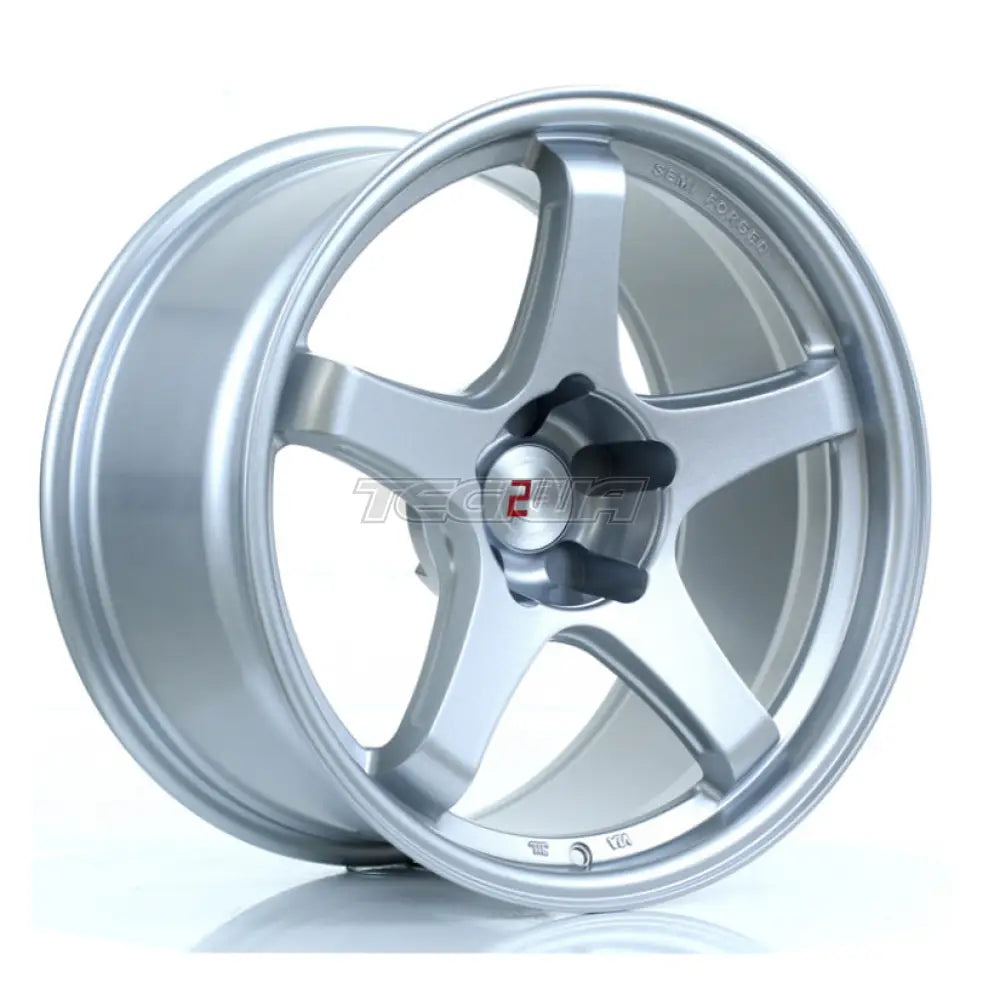 2Forge ZF7 Alloy Wheel 18x10 5x128 ET6 TO 22 72.5mm CB Crystal Silver Alloy Wheels