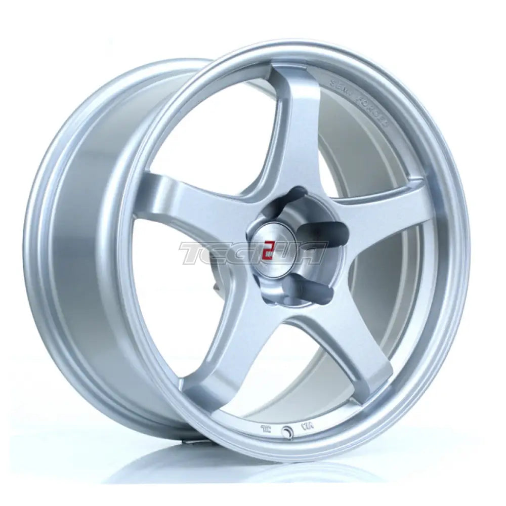 2Forge ZF7 Alloy Wheel 18x9 5x127 ET12 TO 33 72.5mm CB Crystal Silver Alloy Wheels