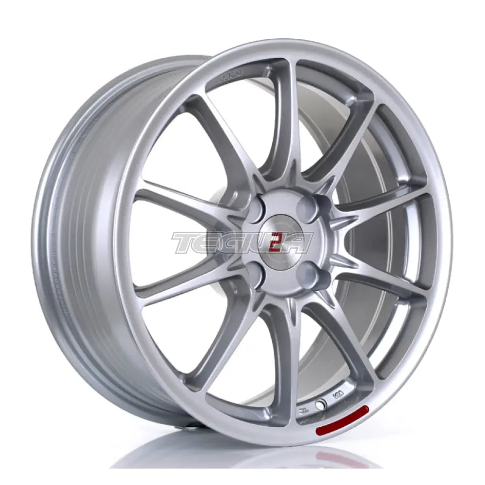 2Forge ZF8 Alloy Wheel 17x7.5 4x114 ET10 TO 50 72.5mm CB Silver Alloy Wheels