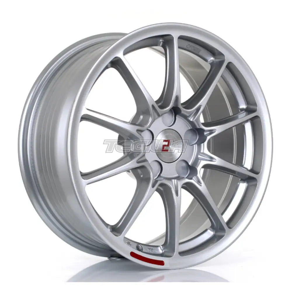 2Forge ZF8 Alloy Wheel 17x8 5x112 ET10 TO 50 72.5mm CB Silver Alloy Wheels