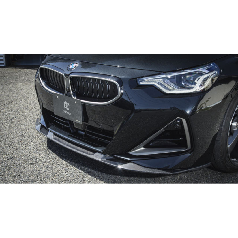 3Ddesign Front Splitter Carbon Fibre BMW 2 Series 220i G42 M-Sport