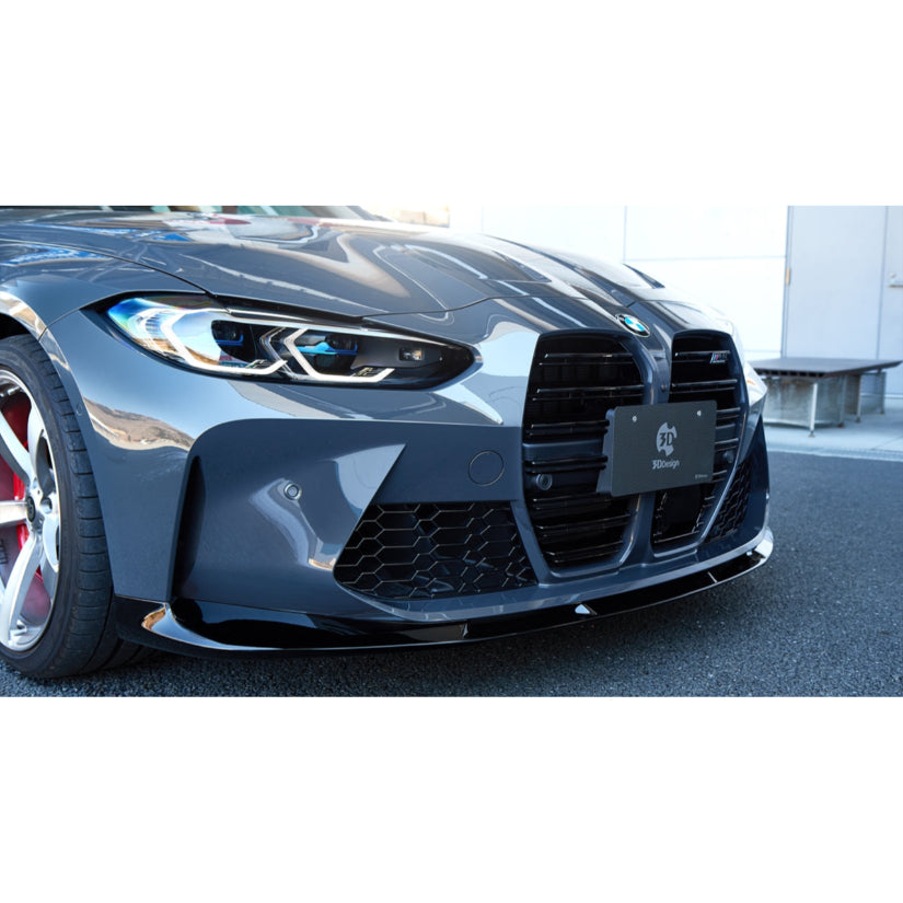 3Ddesign Front Splitter Gloss Black BMW M3 M4 G80 G82 G83