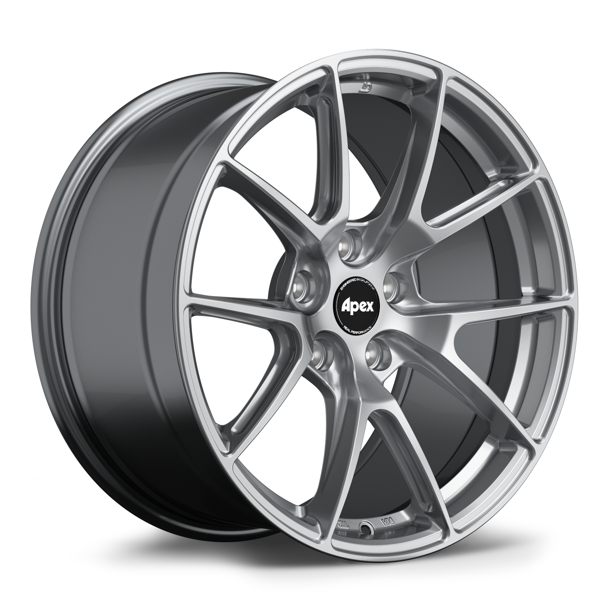 Apex VS-5 Alloy Wheel 18x9.5 ET40 5x114.3 Hyper Black 73.1mm CB