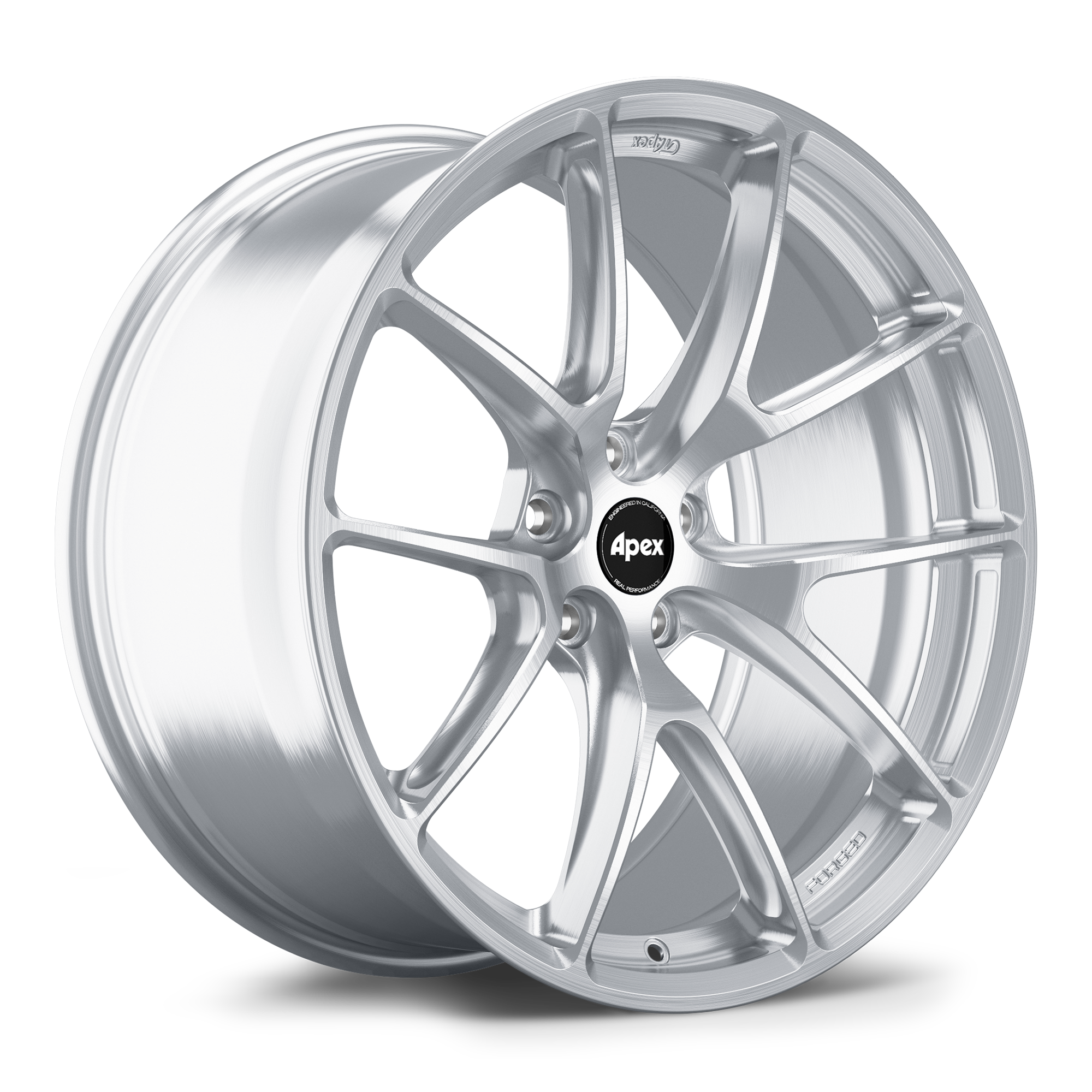 Apex VS-5RX Forged Alloy Wheel 21x9 ET25 5x112 Brushed Clear 66.6mm CB