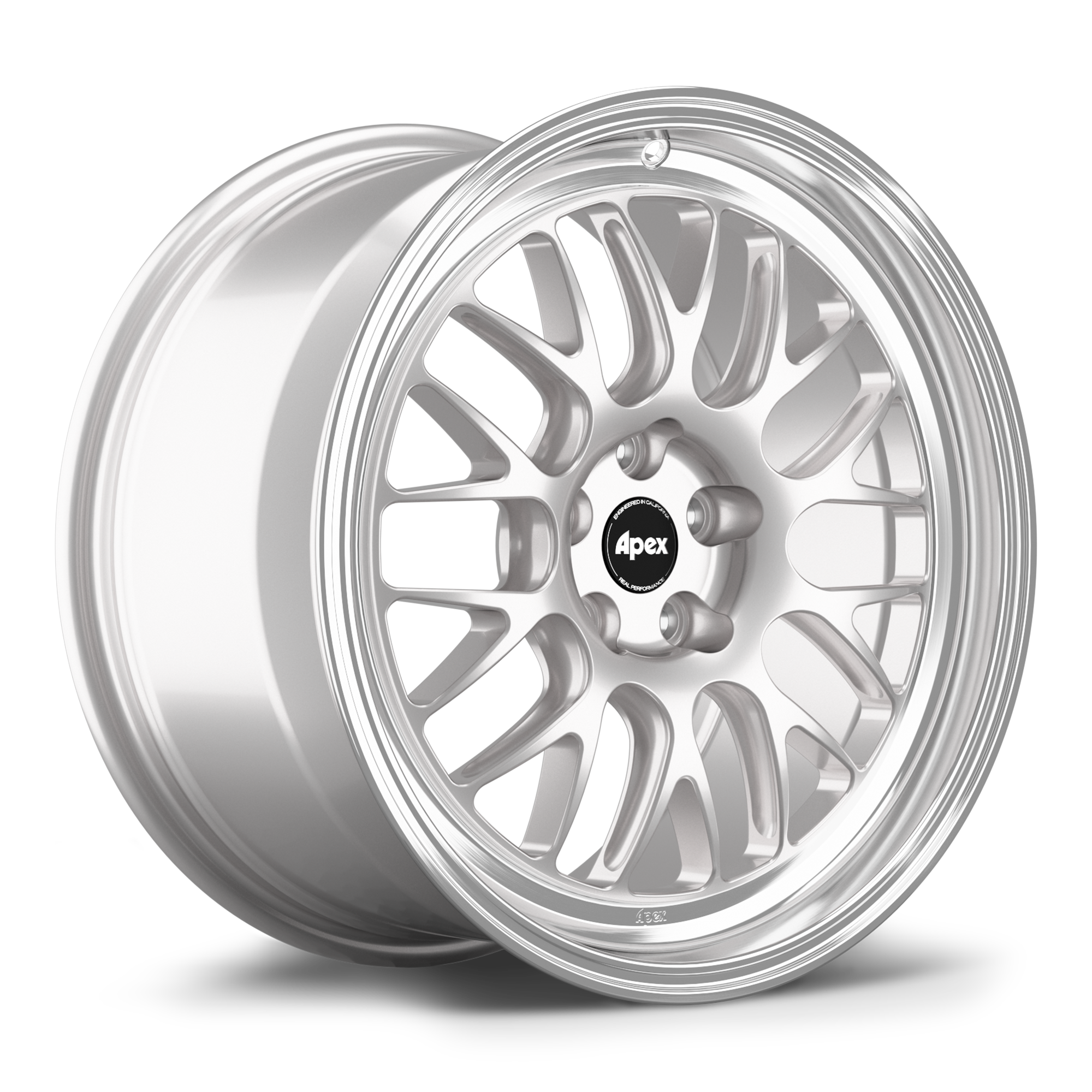 Apex ML-10RT Forged Alloy Wheel 17x9 ET42 5x120 Race Silver - Machined Lip 72.56mm CB