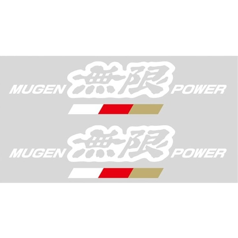 Mugen Power Sticker White