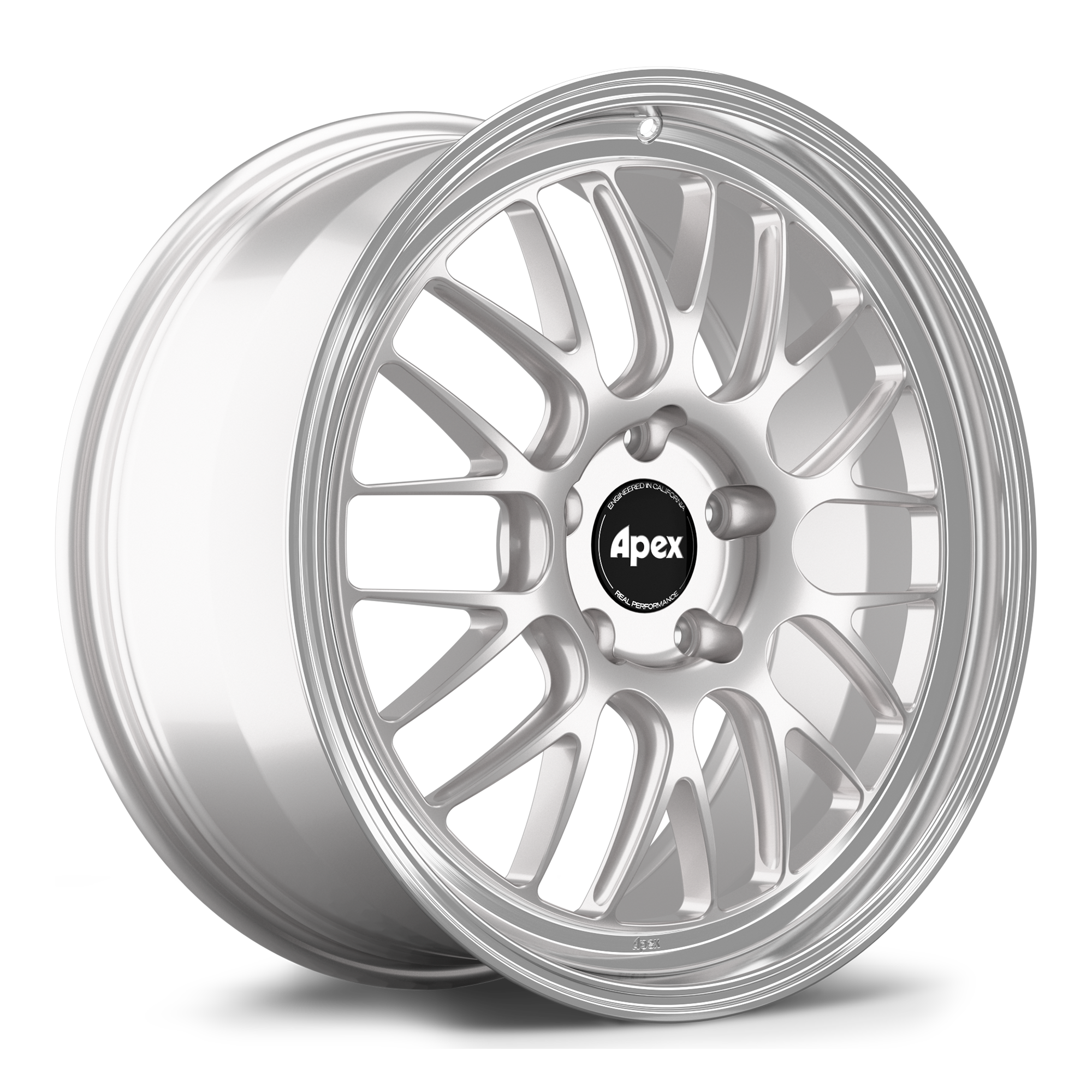 Apex ML-10RT Forged Alloy Wheel 20x9 ET50 5x130 Race Silver - Machined Lip 71.6mm CB