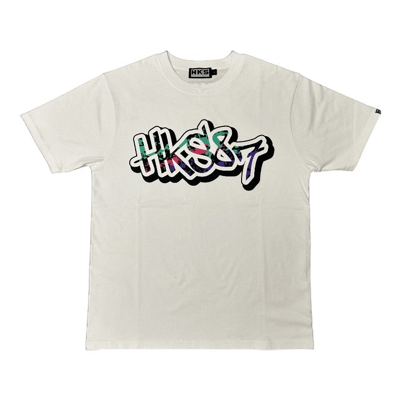 HKS 87Paint T-Shirt White
