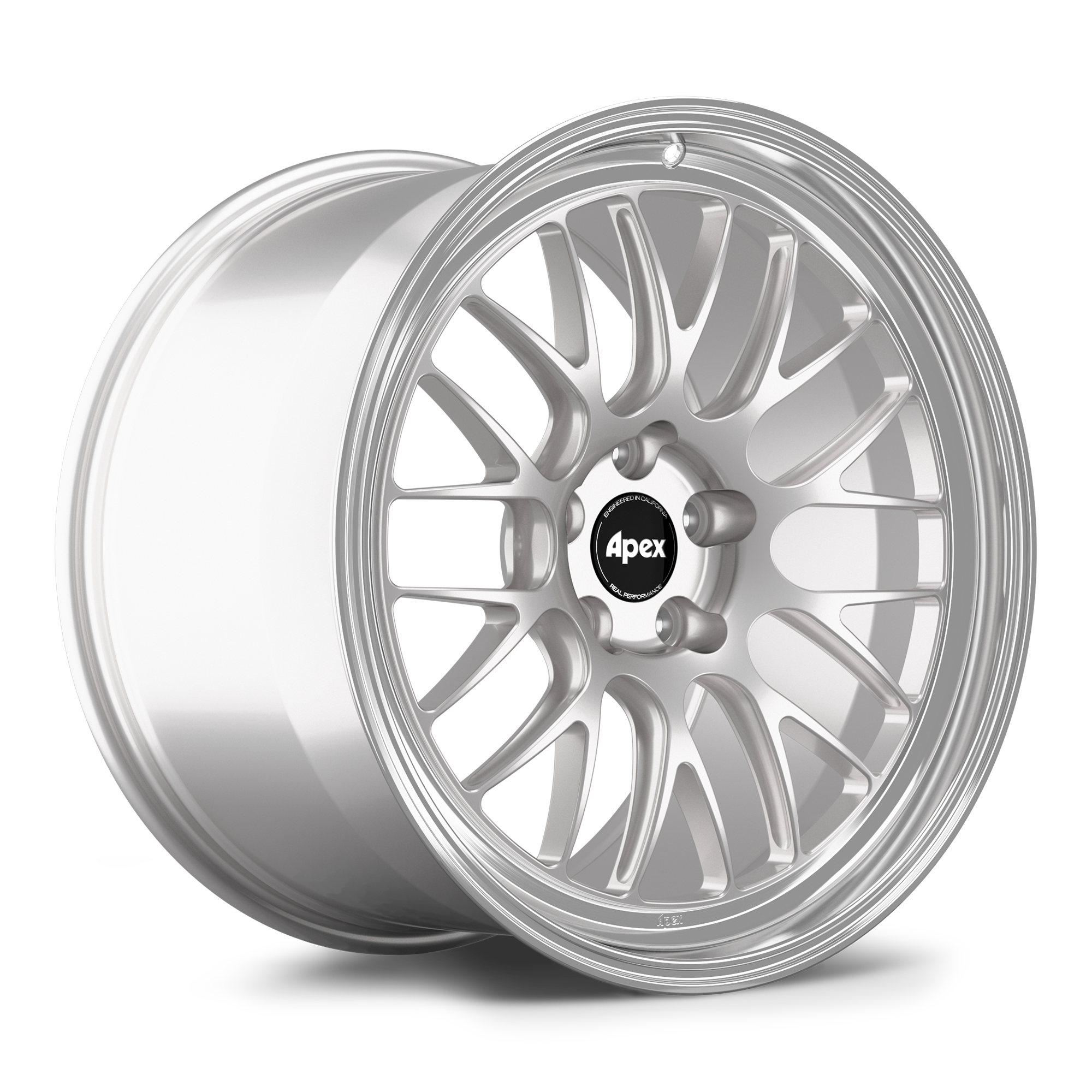 Apex ML-10RT Forged Alloy Wheel 20x12 ET50 5x120.65 Race Silver - Machined Lip 70.3mm CB