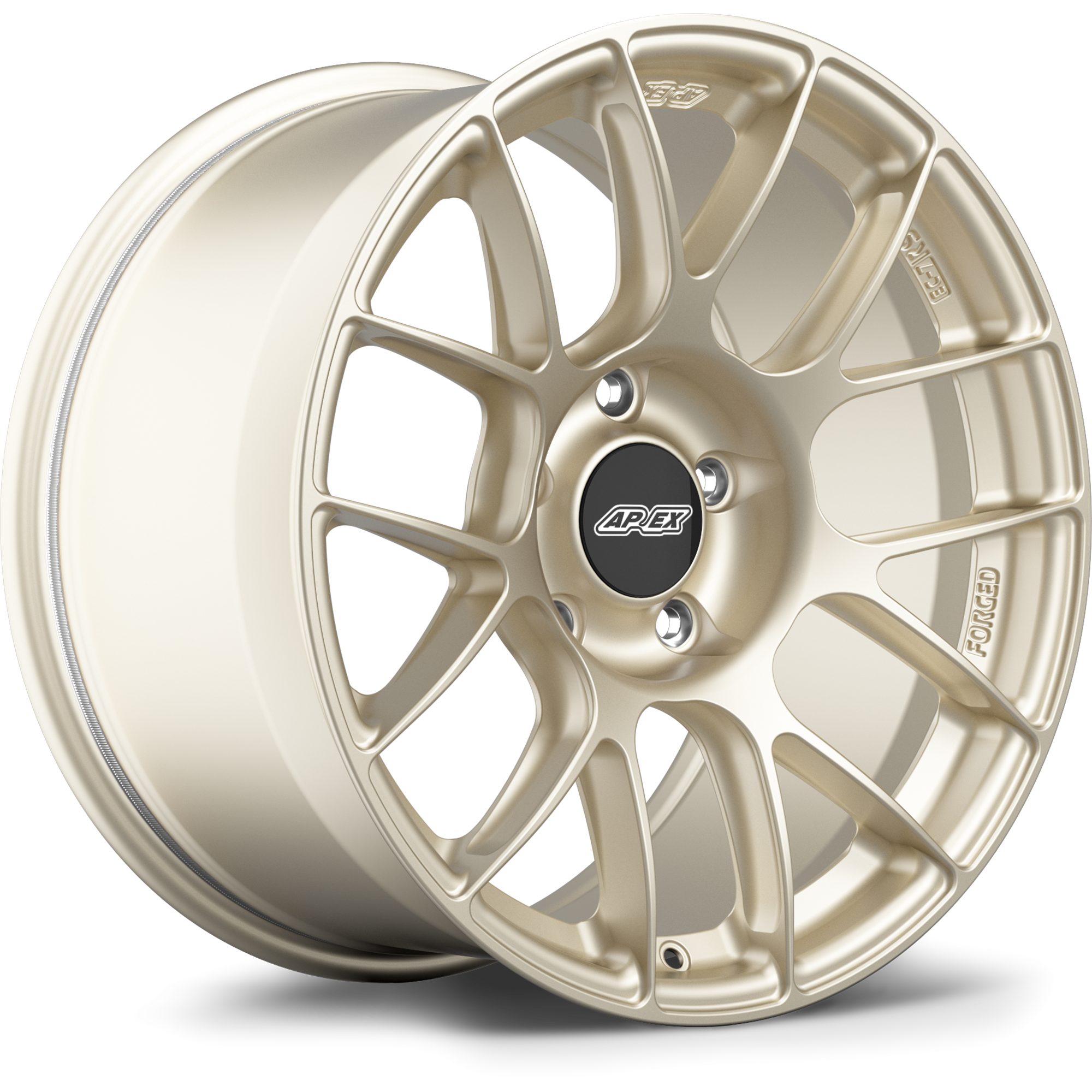Apex EC-7RS Forged Alloy Wheel 18x10.5 ET44 5x130 Motorsport Gold 71.6mm CB