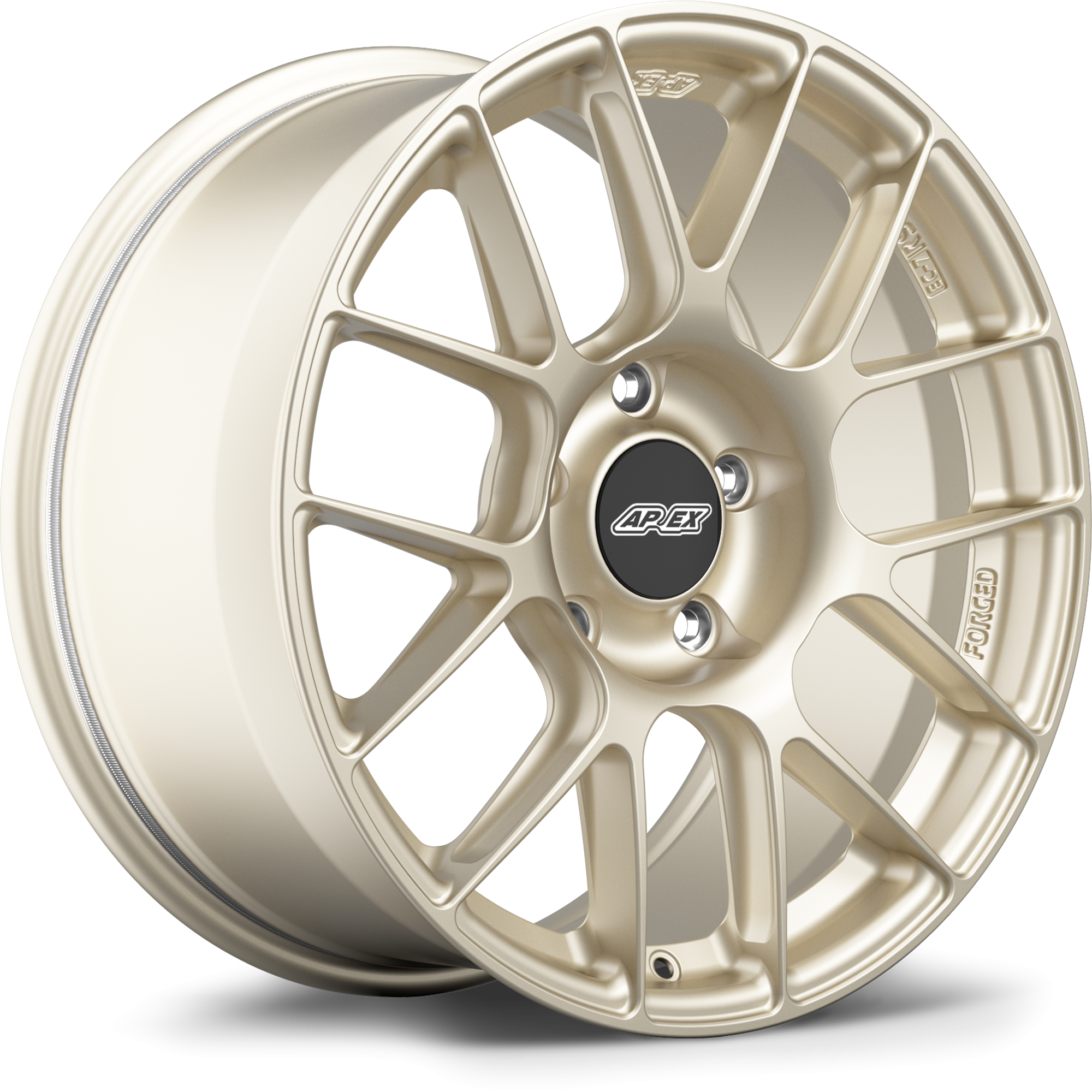 Apex EC-7RS Forged Alloy Wheel 18x9 ET46 5x130 Motorsport Gold 71.6mm CB
