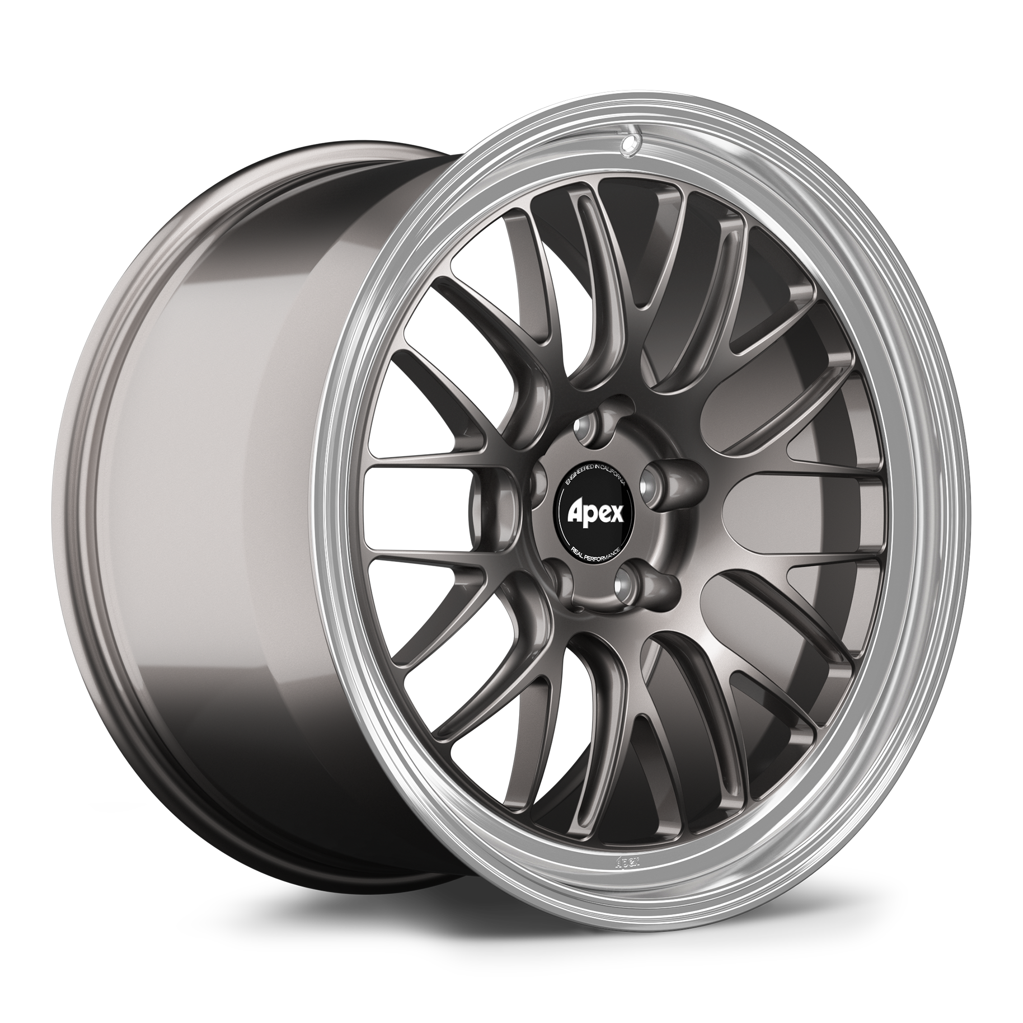 Apex ML-10RT Forged Alloy Wheel 20x12 ET50 5x120.65 Anthracite - Machined Lip 70.3mm CB