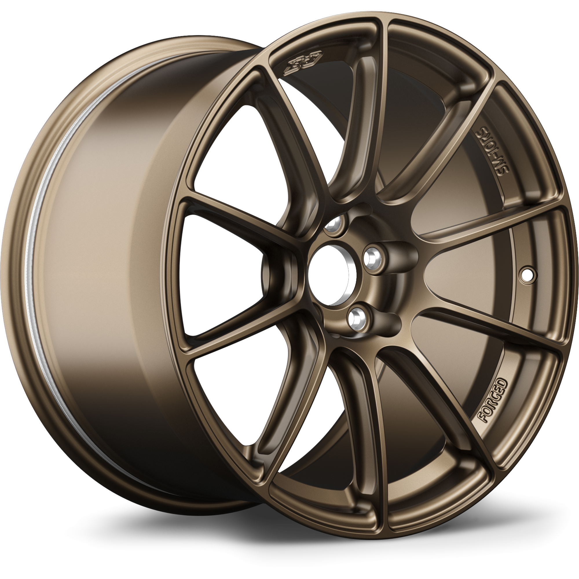 Apex SM-10RS Forged Alloy Wheel 17x9.5 ET51 5x114.3 Satin Bronze 70.1mm CB