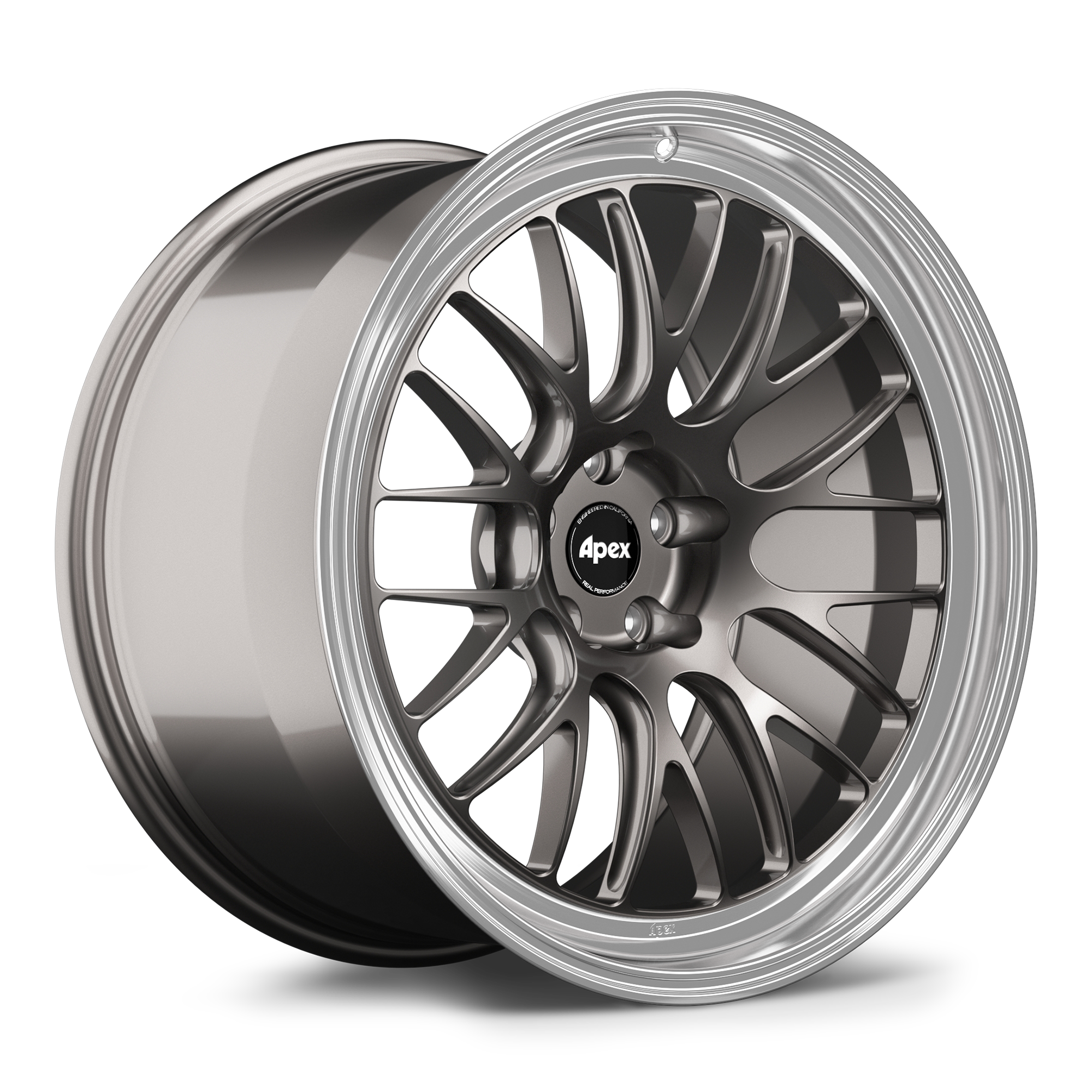 Apex ML-10RT Forged Alloy Wheel 20x10 ET8 5x112 Anthracite - Machined Lip 66.6mm CB