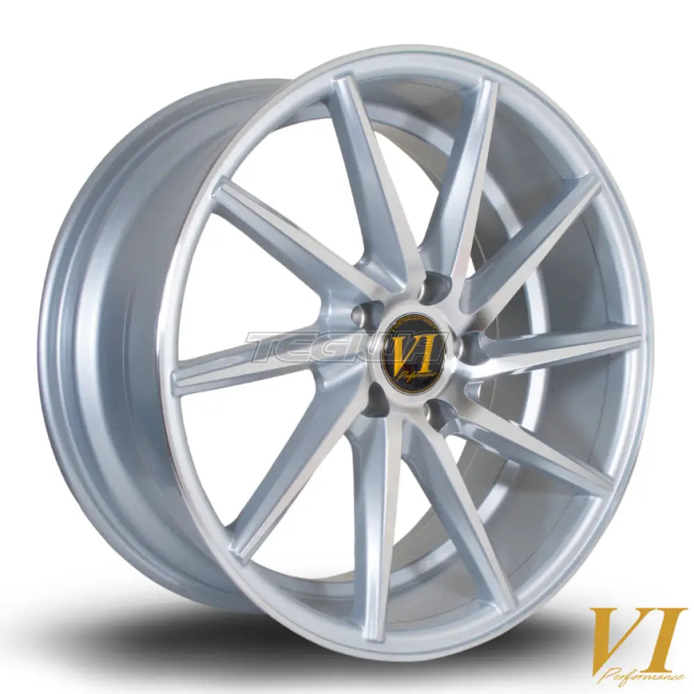 6Performance ESHL Alloy Wheel 18x8 ET45 5x112 Silver Polished Face 73.1mm CB Alloy Wheels
