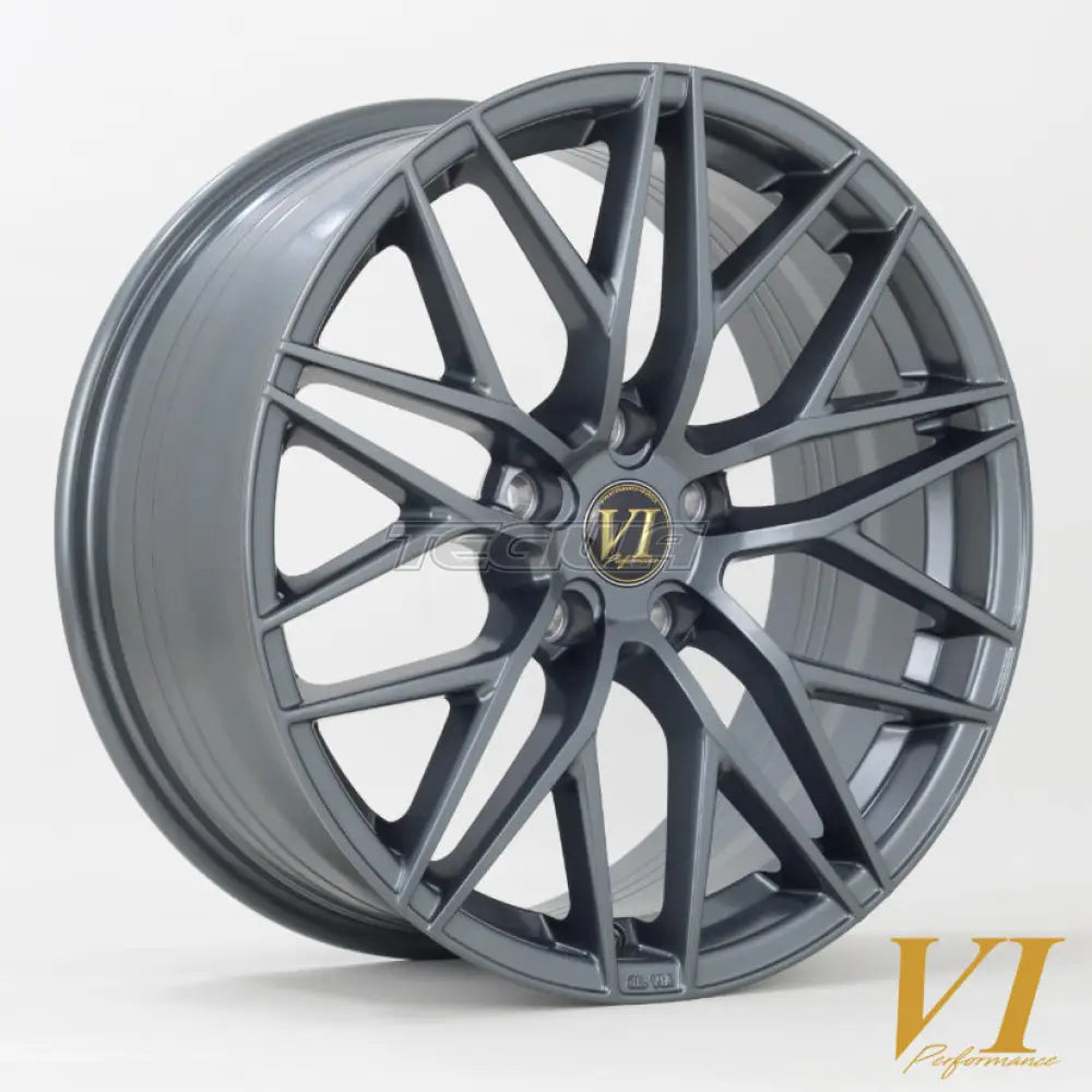 6Performance Faster Alloy Wheel 19x8.5 ET35 5x120 Gunmetal 72.6mm CB Alloy Wheels