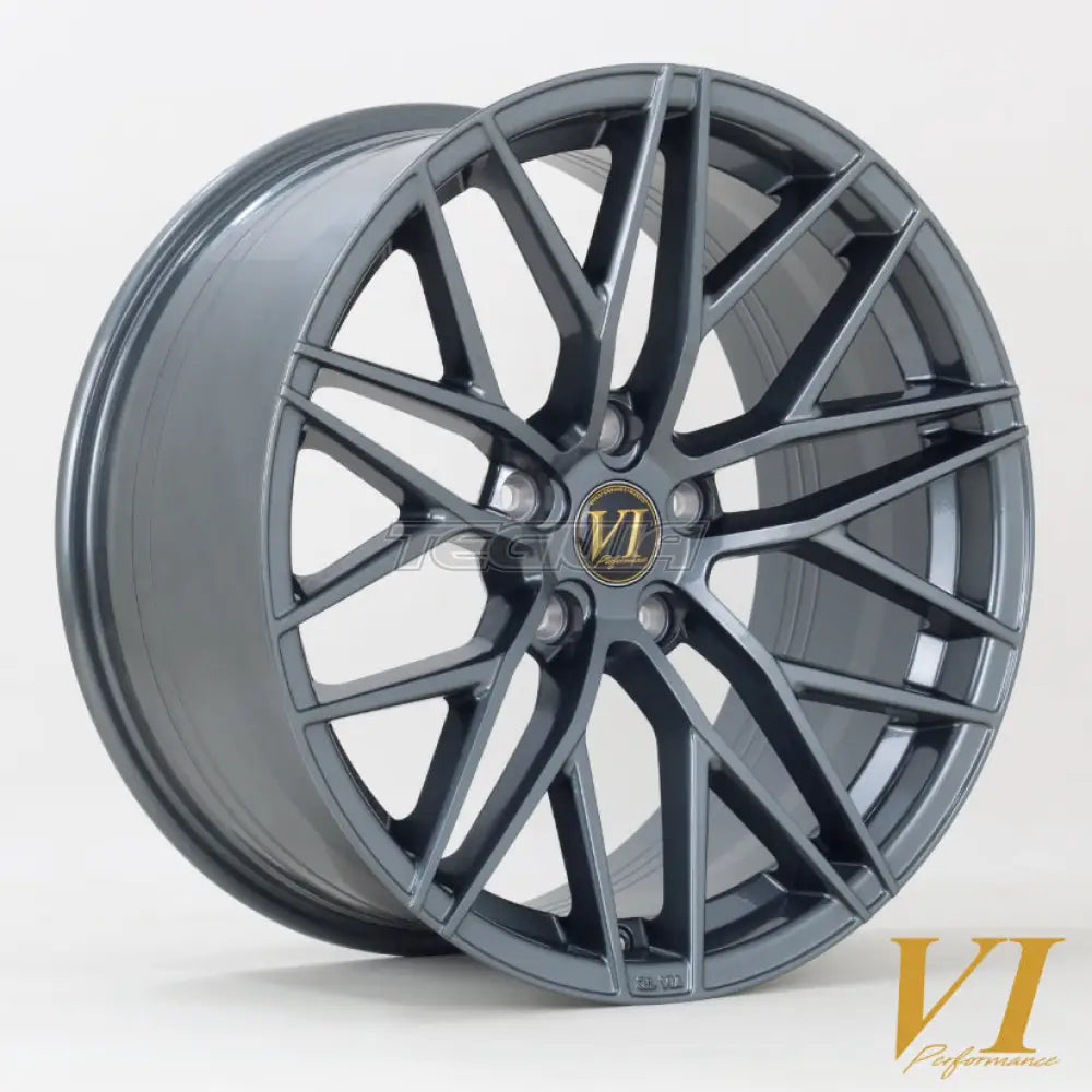 6Performance Faster Alloy Wheel 19x9.5 ET35 5x112 Gunmetal 66.6mm CB Alloy Wheels