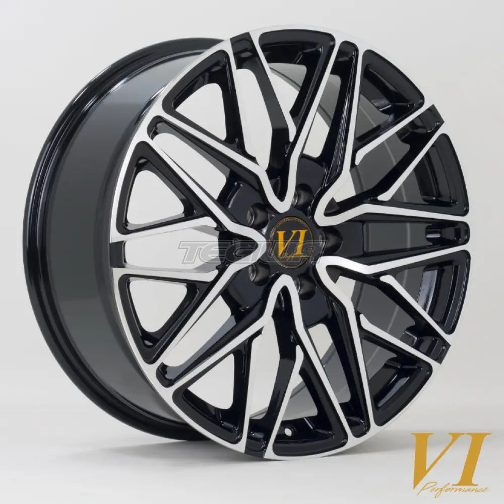 6Performance Loaded Alloy Wheel 20x8.5 ET50 5x160 Gloss Black Polished Face 65.1mm CB Alloy Wheels