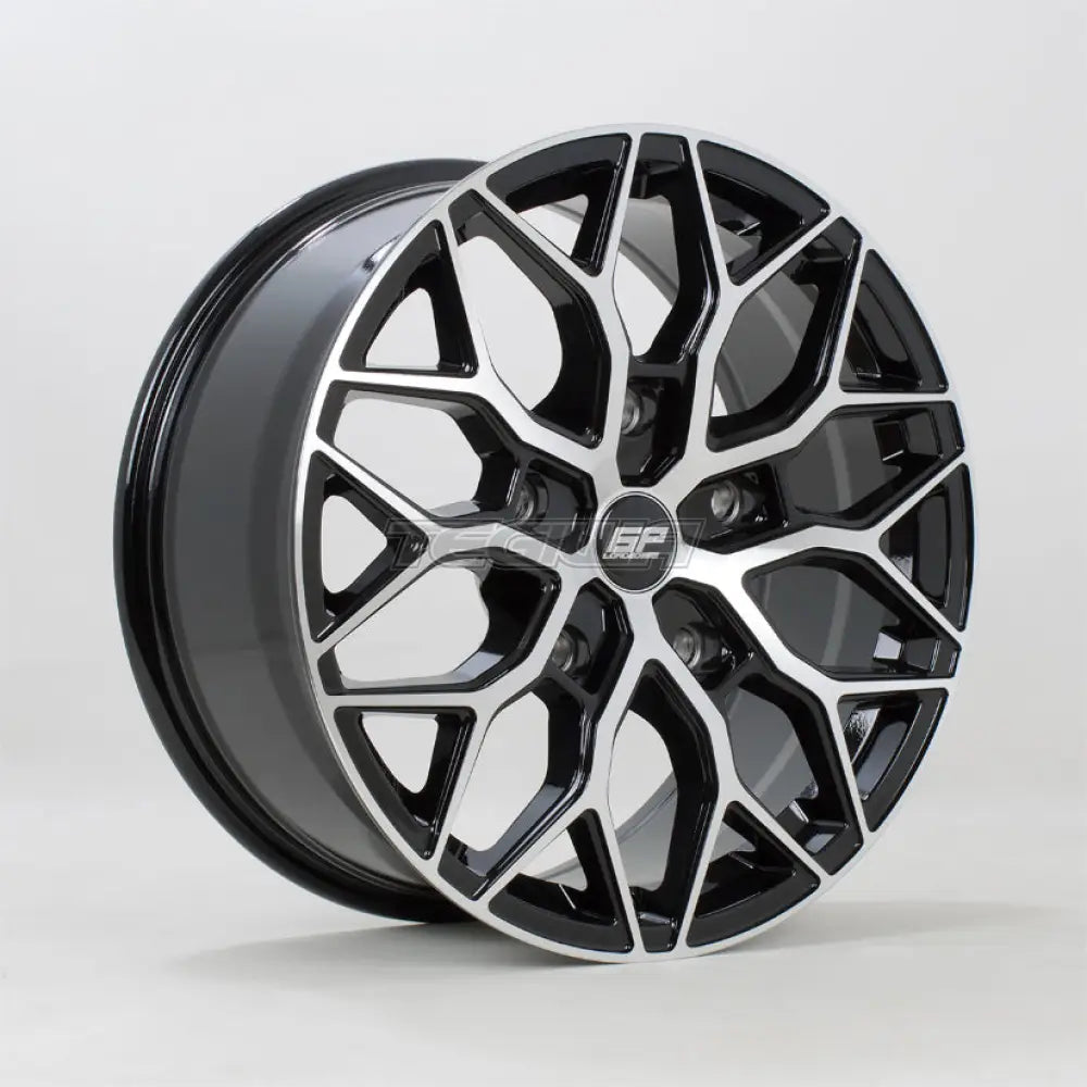 6Performance Loaded05 Alloy Wheel 18x8 ET50 5x160 Black Polished Lip 65.1mm CB Alloy Wheels