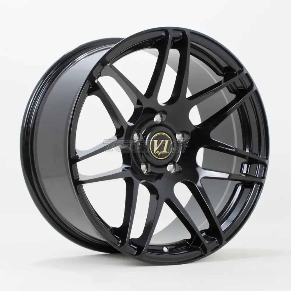 6Performance RS9 Alloy Wheel 18x8.5 ET20 5x120 Black 72.6mm CB Alloy Wheels